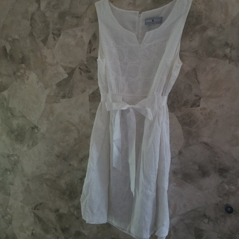 White Eyelet Dress PLUS size 22W